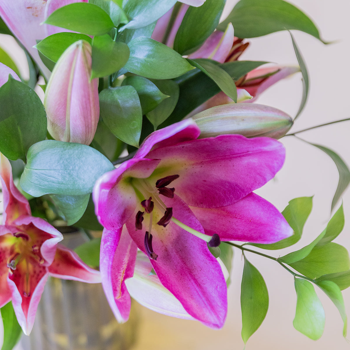 Pink Lilies – Oriental Lily Bouquet