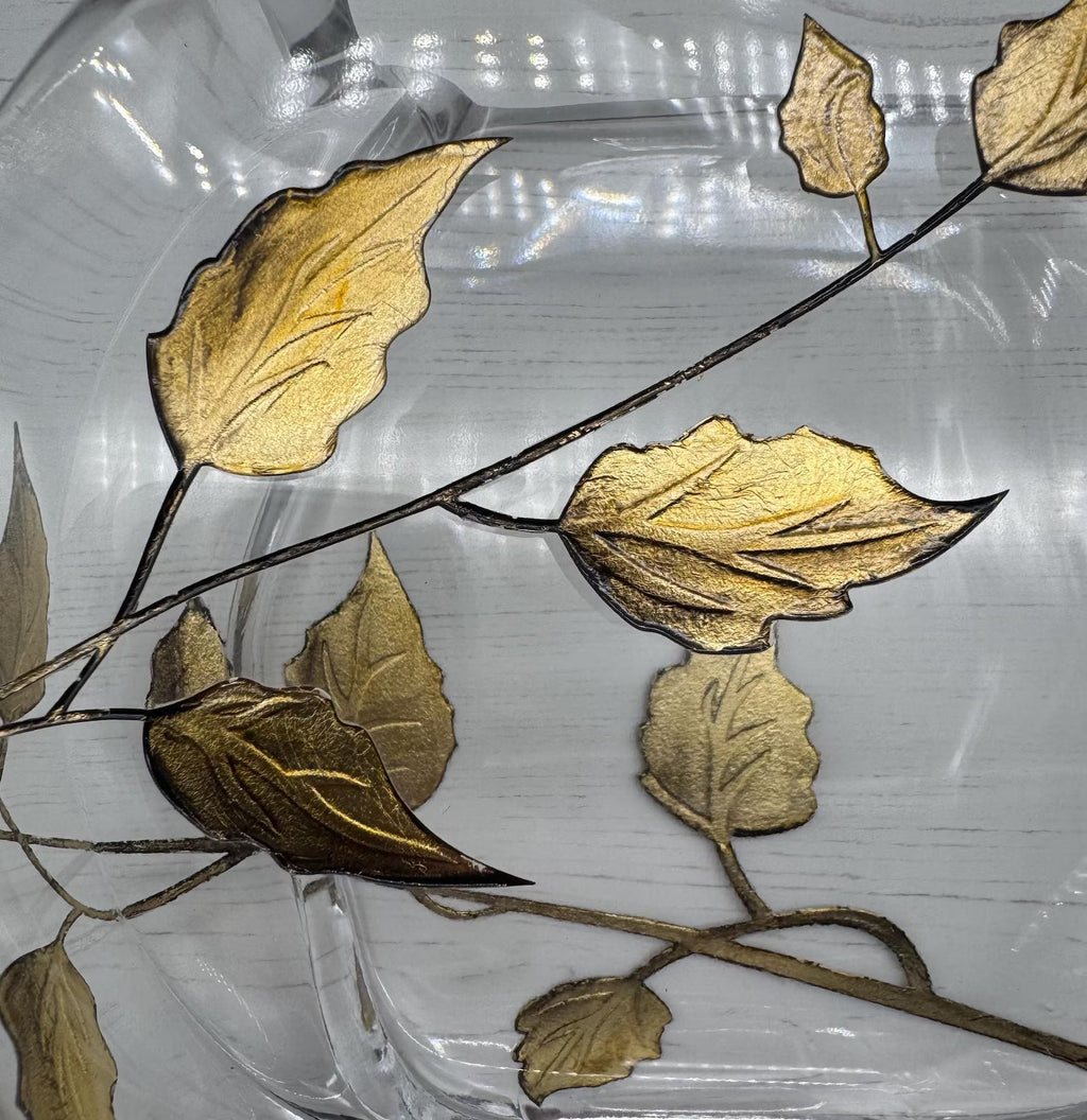 Oak Leaf Gold - 20cm Twist Vase by aurelia flowers